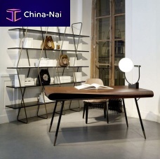 Free-standing desk CALLIGRAPHIEcontemporarywood veneerbirch