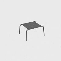 Contemporary side table VEGAaluminumrectangularrecyclable