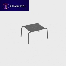 Contemporary side table VEGAaluminumrectangularrecyclable