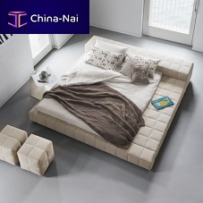 Tatami bed SQUARINGdoublecontemporaryupholstered