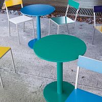 Contemporary table ALUaluminumround