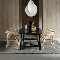 Contemporary table AlexMDFglassmarble