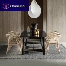 Contemporary table AlexMDFglassmarble