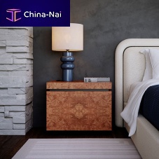 Contemporary bedside table RADICA CASTAGNOwoodenlacquered wood baserectangular