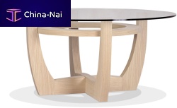 Contemporary table 850glassround