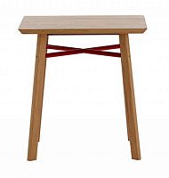 Contemporary side table NOUGHTS AND CROSSESwoodenrectangularhome