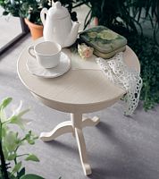 Traditional side table CANAPA TALCATOwoodenroundstar base