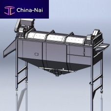 Rotary food washing machine 1200, 1500potatodrum