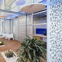 Removable partition THERME DE DAXfixedslidingwooden