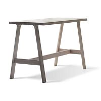 Contemporary high bar table DOBLEwoodenrectangularcommercial