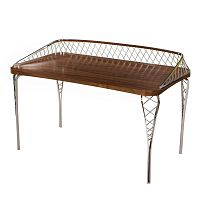 Free-standing desk Gustav traditionalwood veneerwalnut