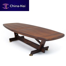 Contemporary table PARKERsolid woodwood veneerrectangular