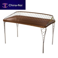Free-standing desk Gustav traditionalwood veneerwalnut