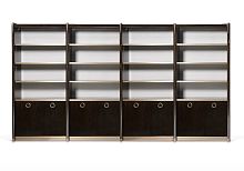 Free-standing bookcase MATIGNONcontemporarywoodenmetal