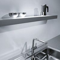 Wall-mounted shelf contemporaryfor kitchensLED-illuminated