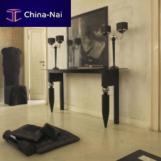 Contemporary sideboard table RIGHELLOlacquered woodglassmetal base