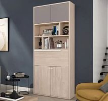 Contemporary secretary desk SMARTmelaminewith shelf1-drawer