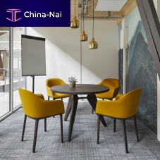 Contemporary table Guridon oaksolid woodoiled wood