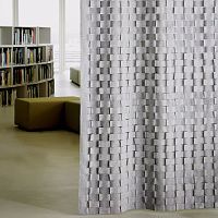Curtain fabric ENTRADAgeometric patternFR polyesterflame-retardant
