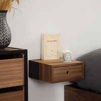 Contemporary bedside table MAYETbeechplywoodAmerican walnut