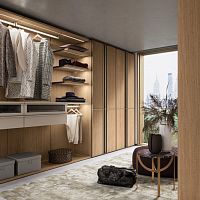 Corner walk-in wardrobe RACKmodularwall-mountedcontemporary