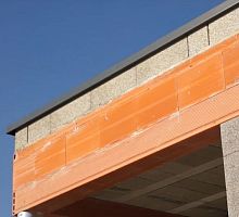 Aluminum capping Aral Cflat roofwall
