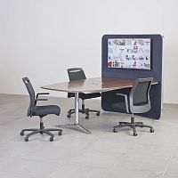 Wall-mounted desk GATEWAY4-8 personcontemporarylaminate