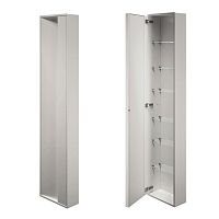 Contemporary bathroom cabinet A8037Ahomestainless steelglass