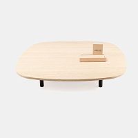 Square coffee table ROUNDEDcontemporaryplywoodbirch