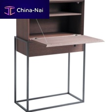 Contemporary writing desk KARUSAwoodensteelwith storage