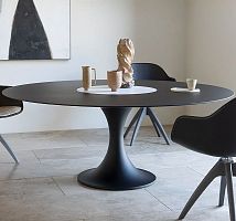 Contemporary table MANZ / 08Blacquered MDFlacquered aluminumanodized aluminum