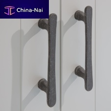 Aged iron furniture handle PMBU-128raw metalwhite bronzeraw bronze