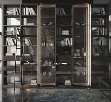 Free-standing bookcase METROPOLISroom dividercontemporarywooden
