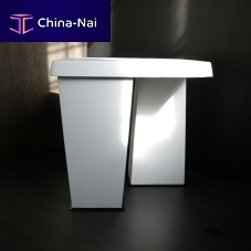 Contemporary table FRANCmetalengineered stoneengineered stone base
