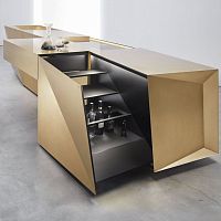 Contemporary kitchen FOLDsteelbrasscopper
