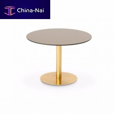Contemporary side table FLASH : FLT02-M1/FLT01-M1glassbrassiron