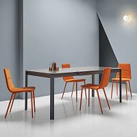 Contemporary table SALTceramicmetal baserectangular