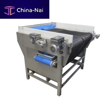 Sorting machine for the food industry for vegetablesfor small partsbelt