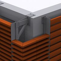 Metal anchoring system SPECIAL MASAfor ventilated facadefor facade cladding