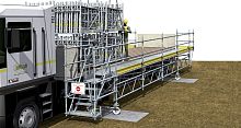 Work platform outdoor2 levelsmodular