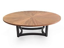 Contemporary dining table OVAL TOPwoodenovalfor hotel
