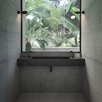Wall-mounted hand basin UNICOrectangularCorian®