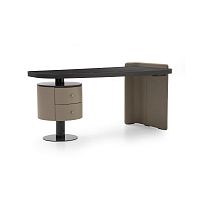 Contemporary dressing table OVERSEAS VANITYwood veneerleatherfor hotel rooms
