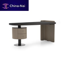 Contemporary dressing table OVERSEAS VANITYwood veneerleatherfor hotel rooms