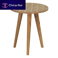 Scandinavian design side table MAINE solid woodresinsolid wood base
