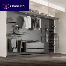 Modular walk-in wardrobe CADDY contemporarywoodmetal