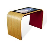 Contemporary table woodenwooden baserectangular