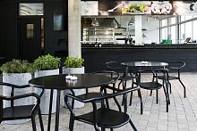 Contemporary table MONTMARTREmetalbeechbirch