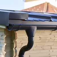 Galvanised steel roof gutter MASTER SYSTEMsemicircular