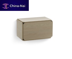 Wall-mounted sideboard NAT 650 AIRcontemporarynatural oakwith swing doors